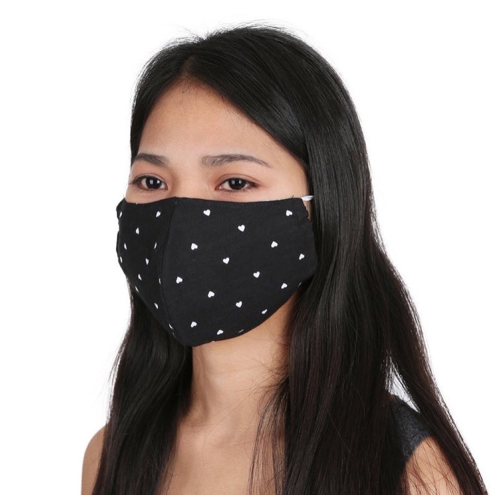 (1) Fair Trade Muslin Face Mask W/ Filter Pocket